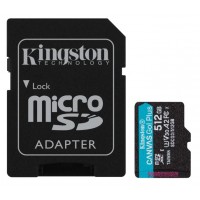 Card memorie Kingston Canvas GO Plus, 512 GB, MicroSD, Clasa 10